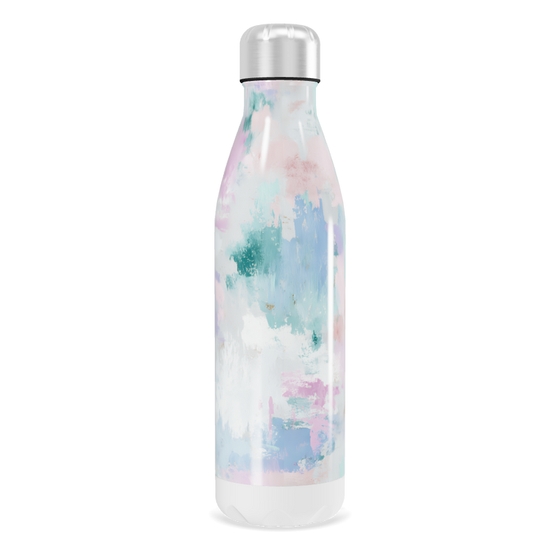 Garrafa Inox - Estampa Aquarela