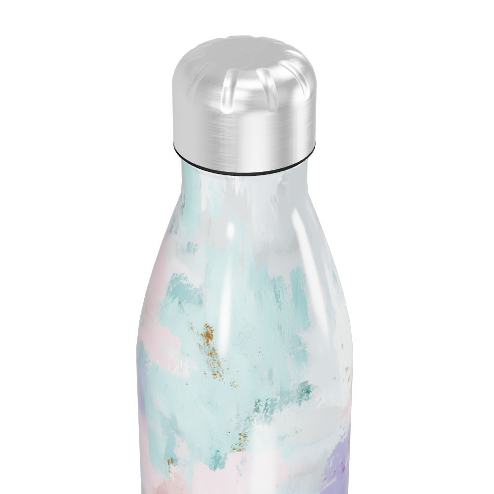 Garrafa Inox - Estampa Aquarela