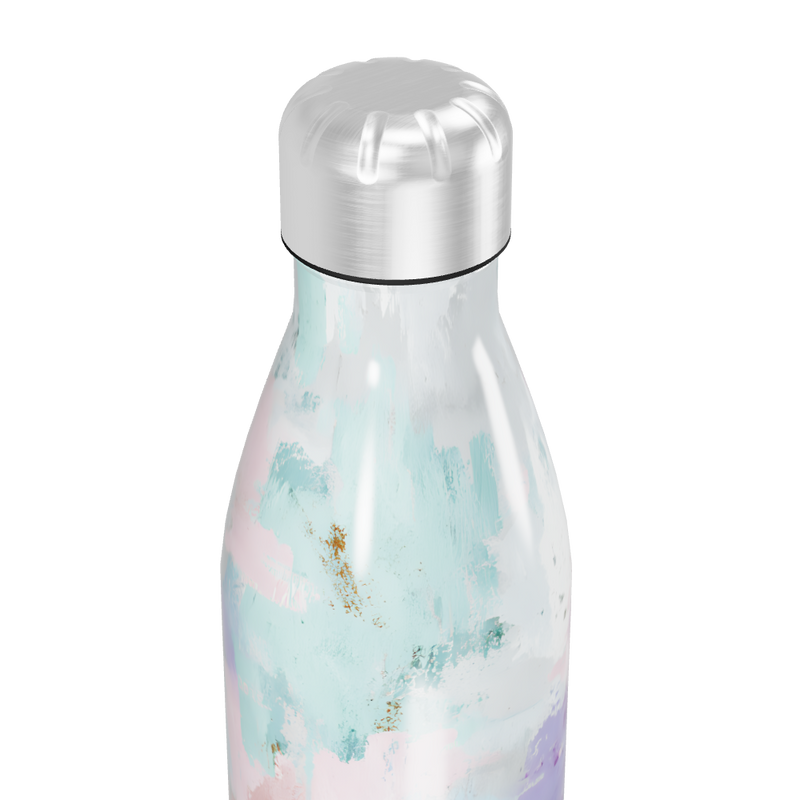 Garrafa Inox - Estampa Aquarela