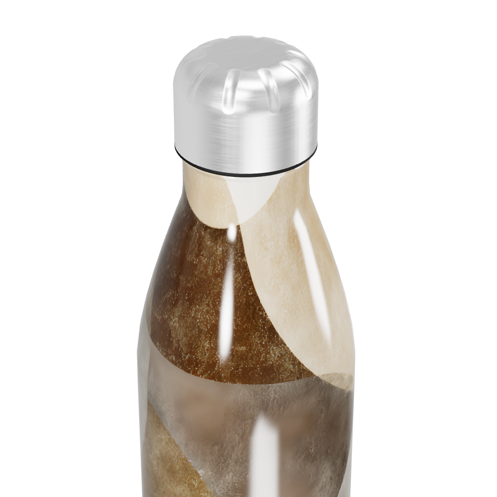 Garrafa Inox - Estampa Ondulada Colorida