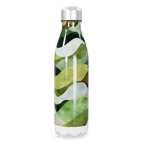 Garrafa Inox - Folhas Verdes Térmica