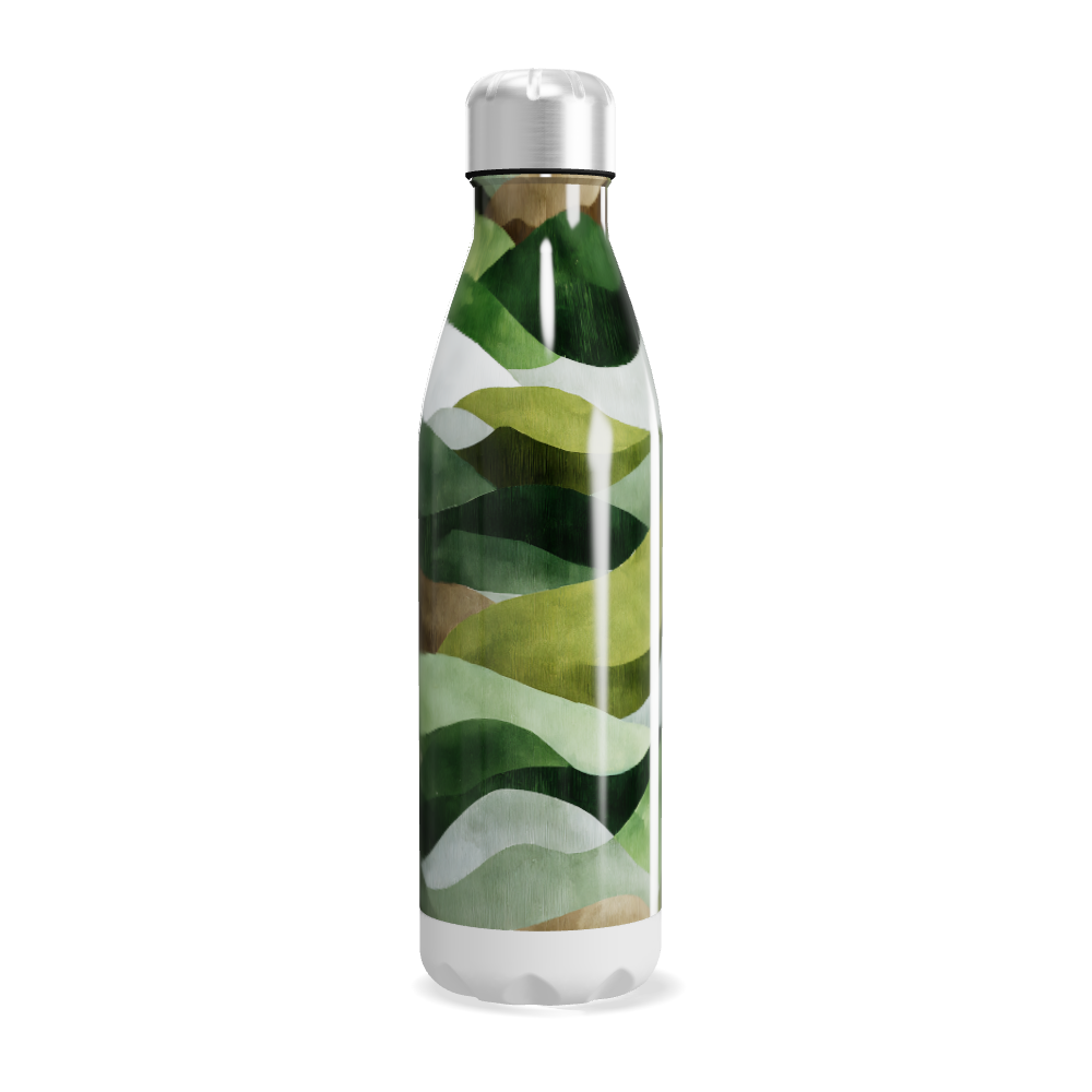 Garrafa Inox - Folhas Verdes Térmica