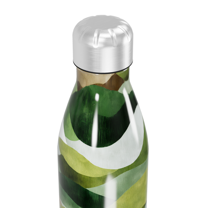 Garrafa Inox - Folhas Verdes Térmica