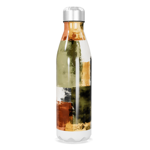Garrafa Inox Estampa Colorida Abstrata
