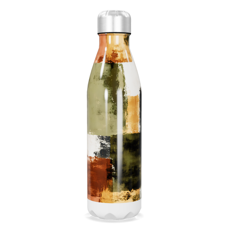 Garrafa Inox Estampa Colorida Abstrata