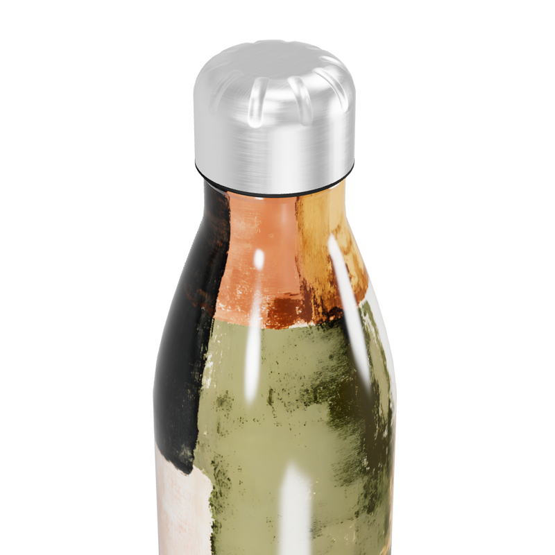 Garrafa Inox Estampa Colorida Abstrata