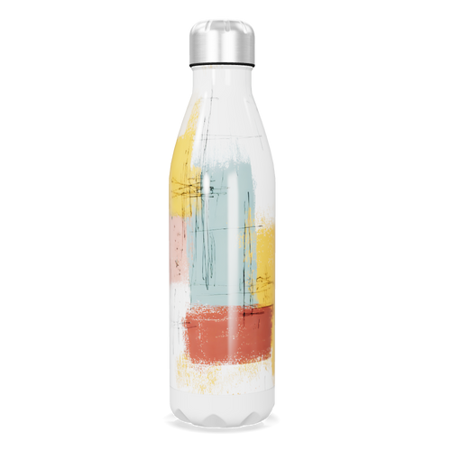 Garrafa Inox Colorida - Estampa Abstrata