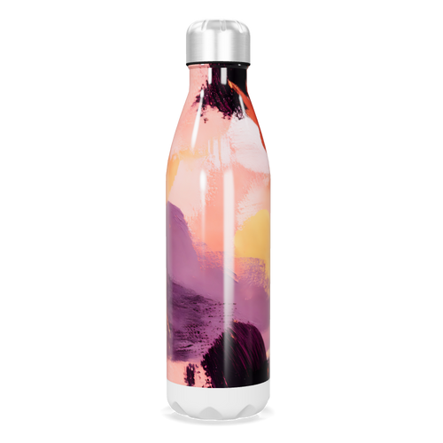 Garrafa Inox - Estampa Artística Colorida