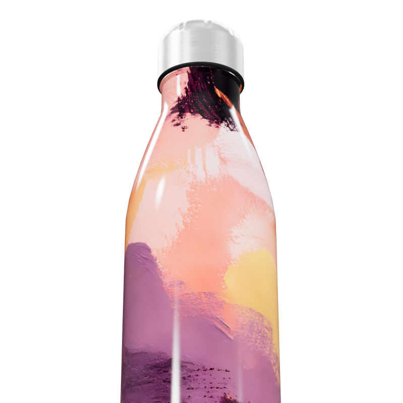 Garrafa Inox - Estampa Artística Colorida