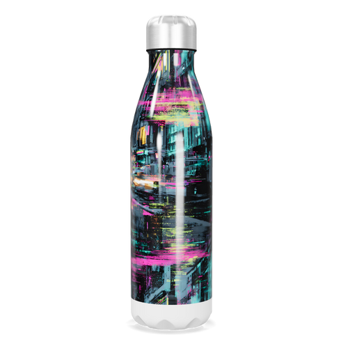 Garrafa Inox - Estampa Colorida Urbana