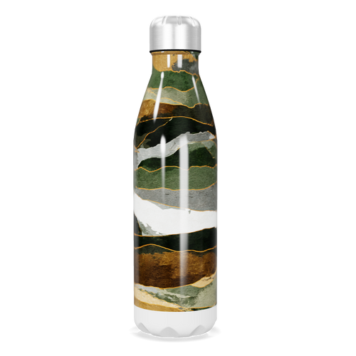 Garrafa Inox - Estampa Marmorizada