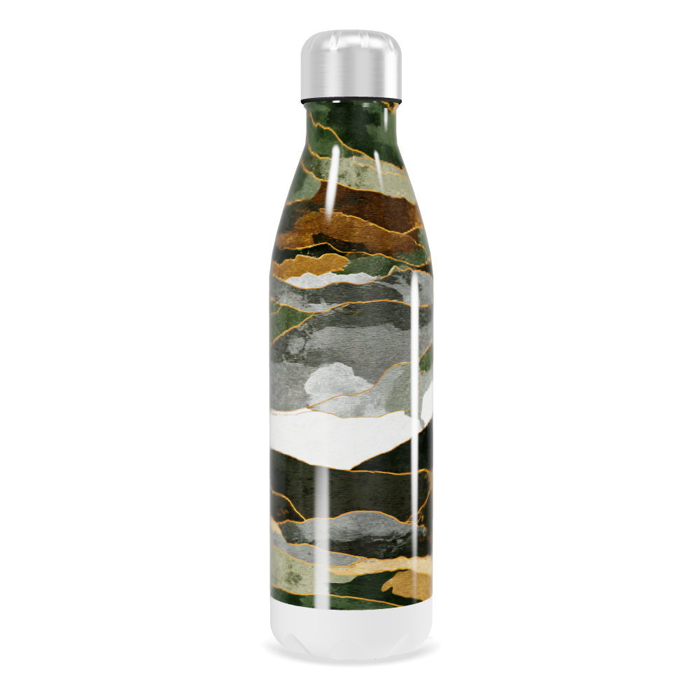 Garrafa Inox - Estampa Marmorizada