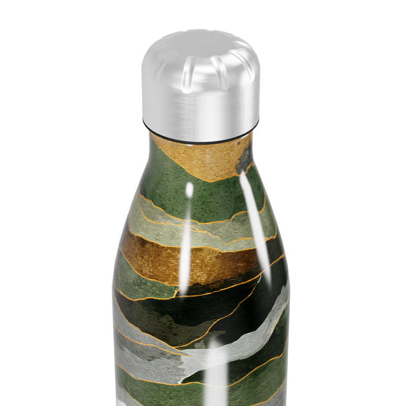 Garrafa Inox - Estampa Marmorizada