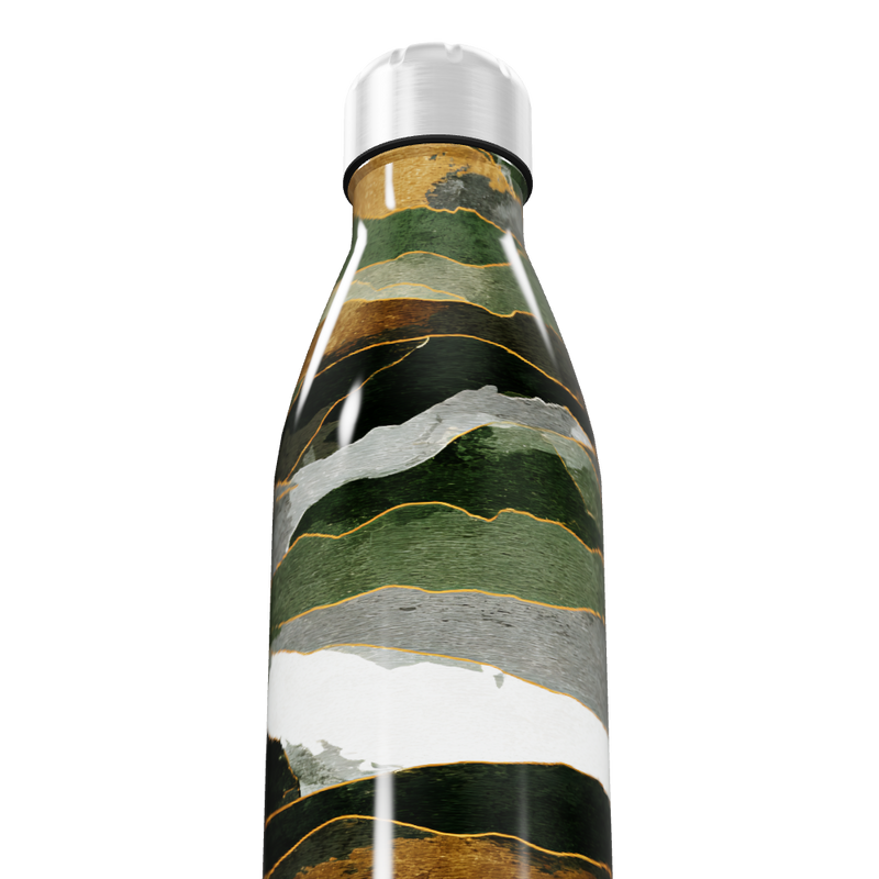 Garrafa Inox - Estampa Marmorizada