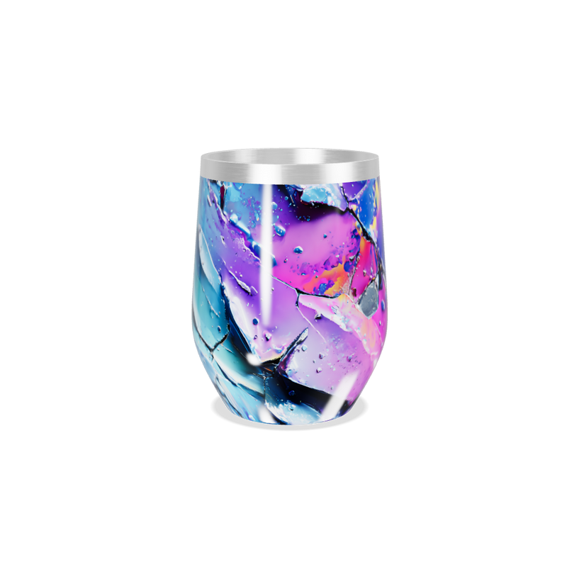 Copo Térmico Slim - Estampa Abstrata Colorida