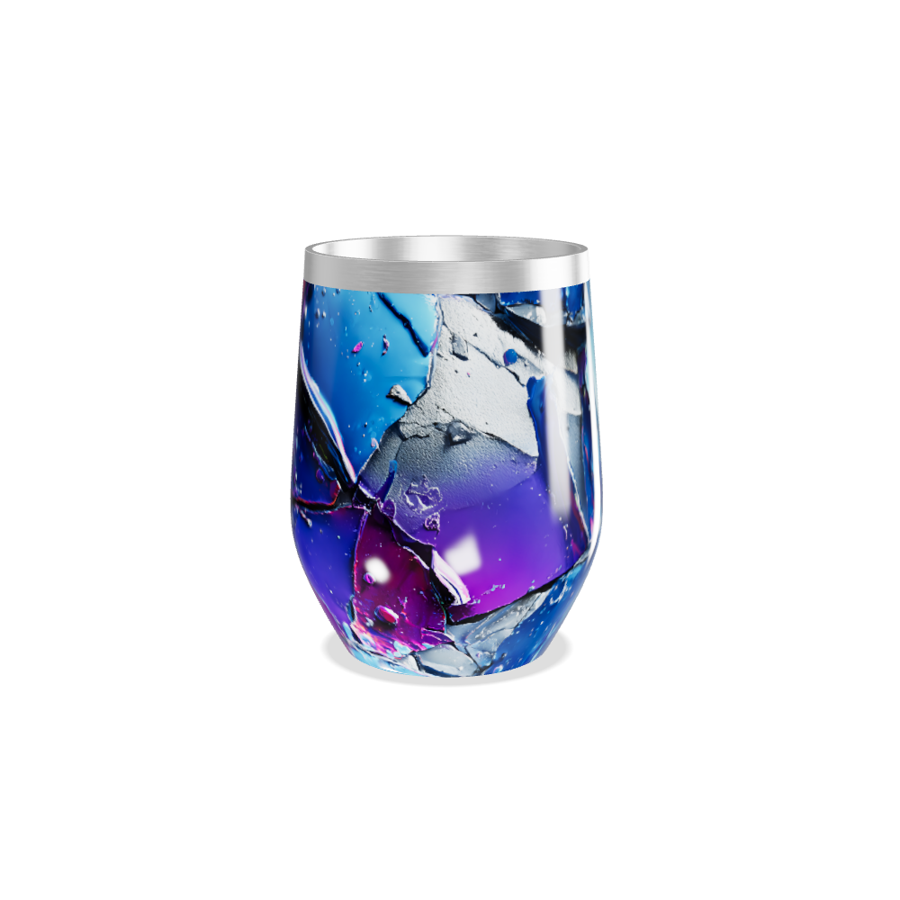 Copo Térmico Slim - Estampa Abstrata Colorida