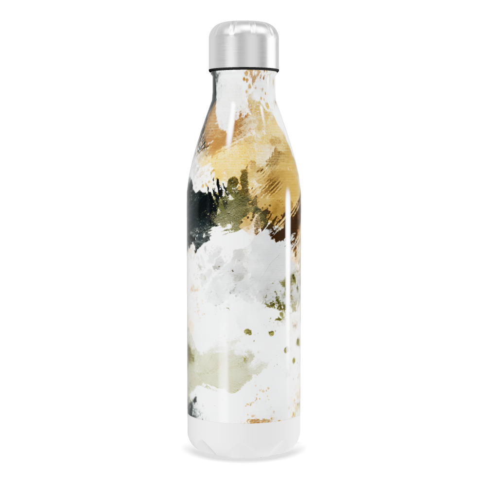 Garrafa Inox Estampa Abstrata
