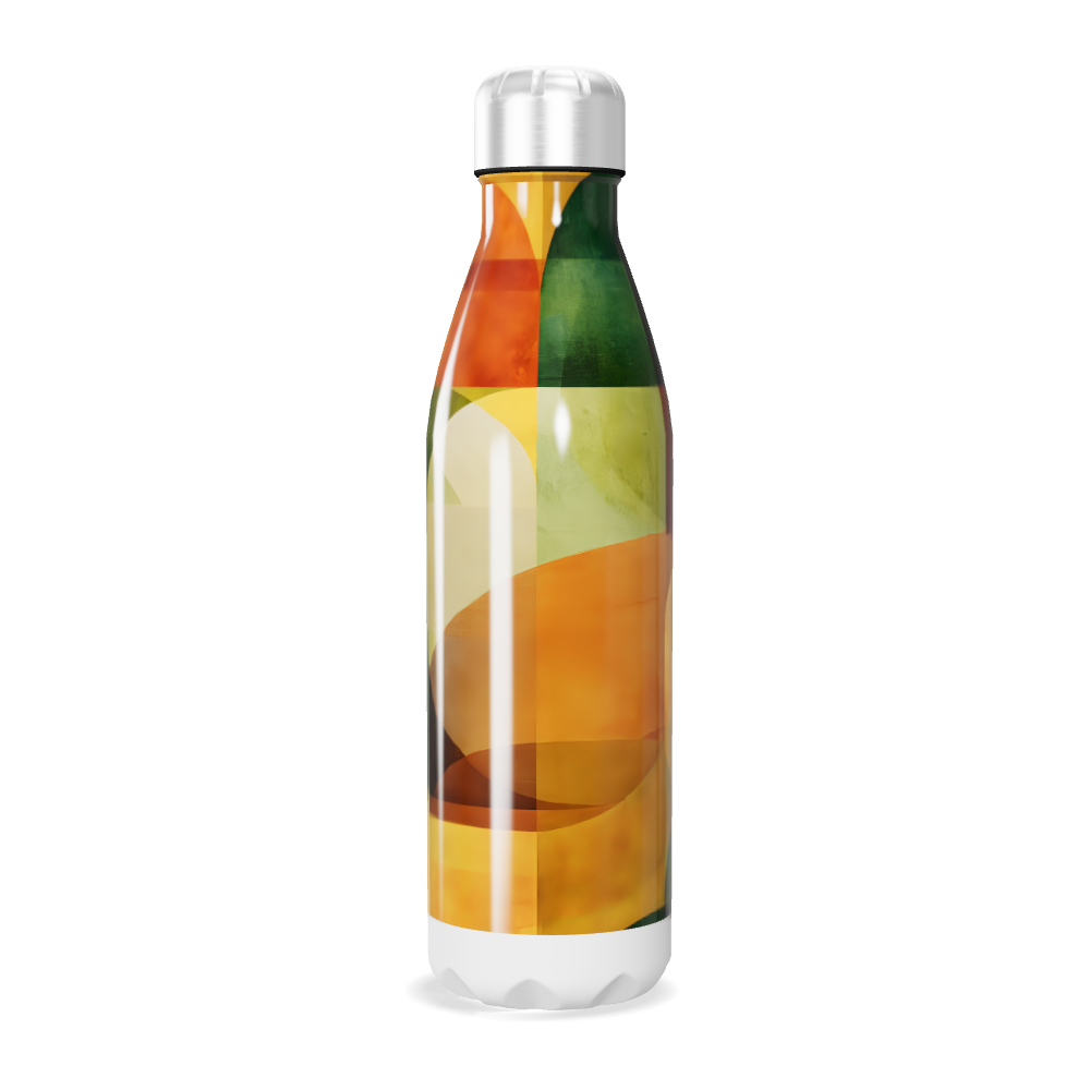 Garrafa Inox - Estampa Colorida Geométrica
