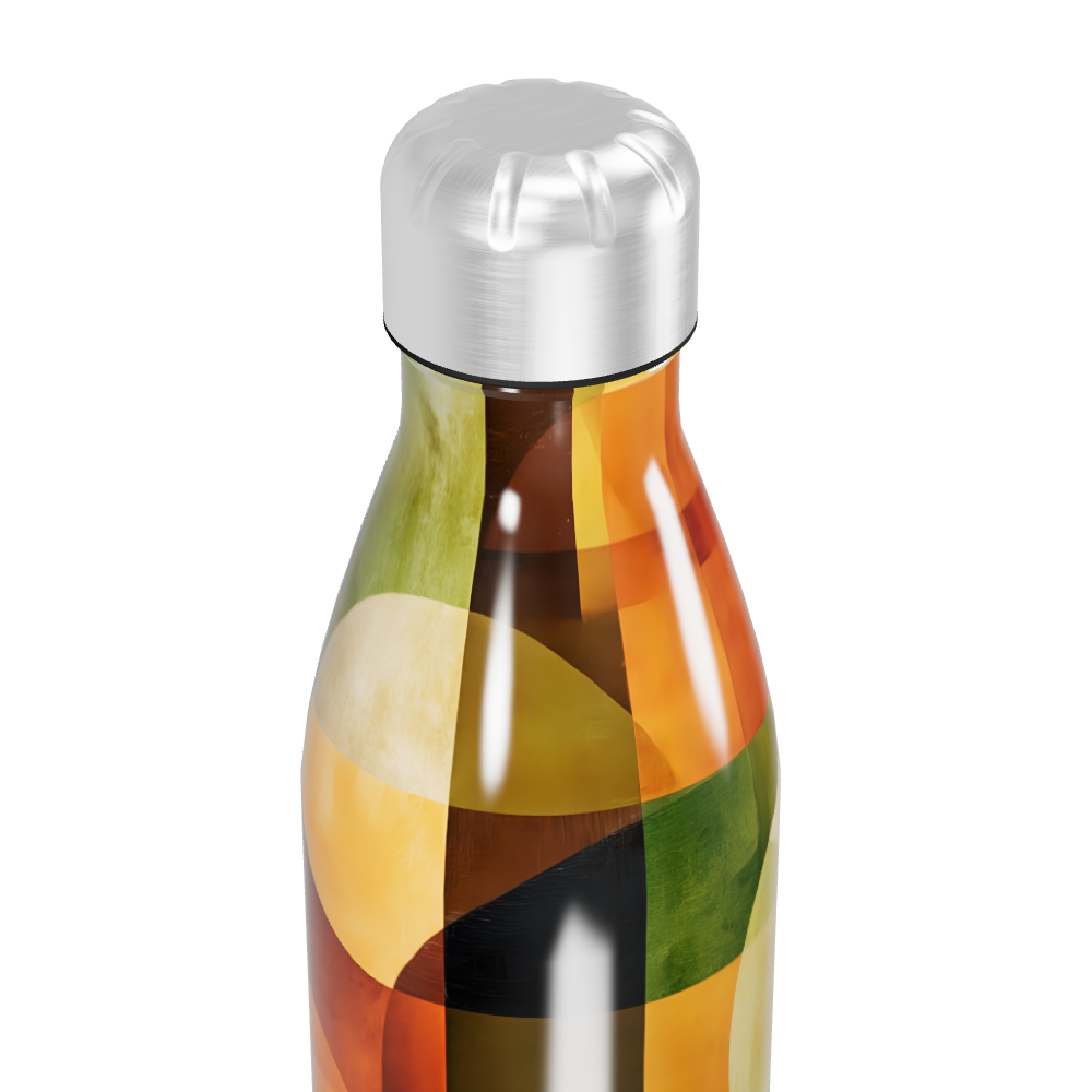 Garrafa Inox - Estampa Colorida Geométrica