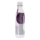 Garrafa Inox - Roxa com Design Geométrico