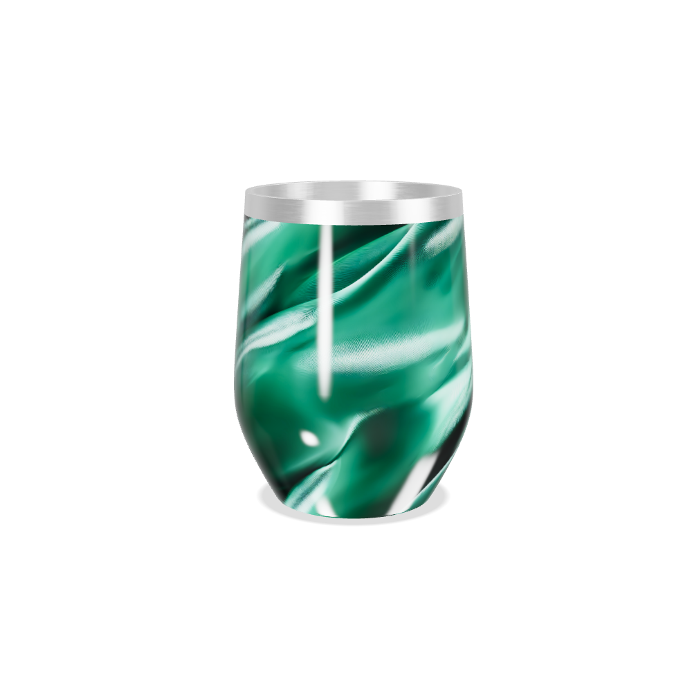 Copo Térmico Slim Verde Marmorizado Inox