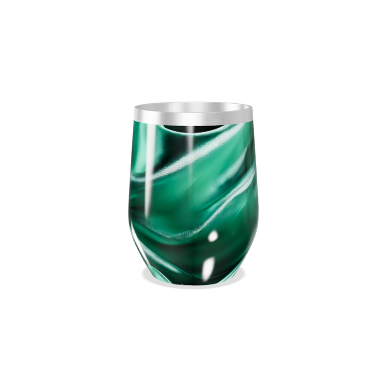 Copo Térmico Slim Verde Marmorizado Inox