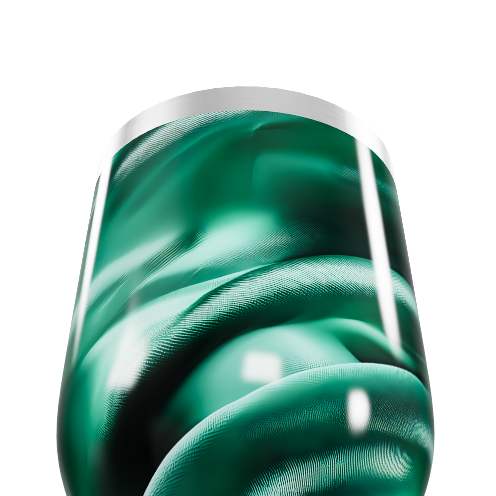 Copo Térmico Slim Verde Marmorizado Inox