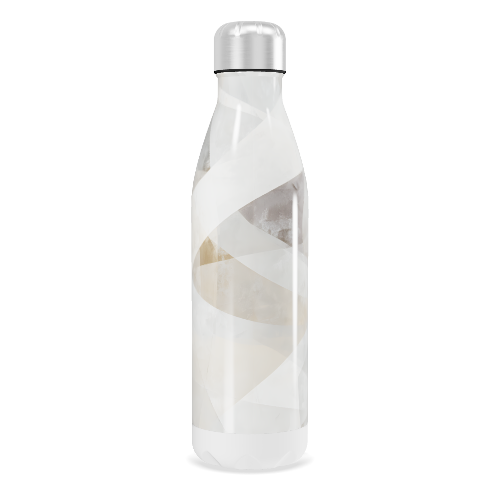 Garrafa Inox - Branco Mármore 500ml