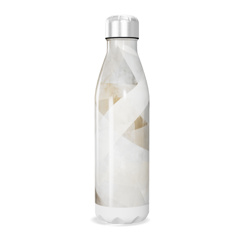 Garrafa Inox - Branco Mármore 500ml
