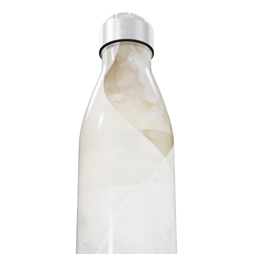 Garrafa Inox - Branco Mármore 500ml