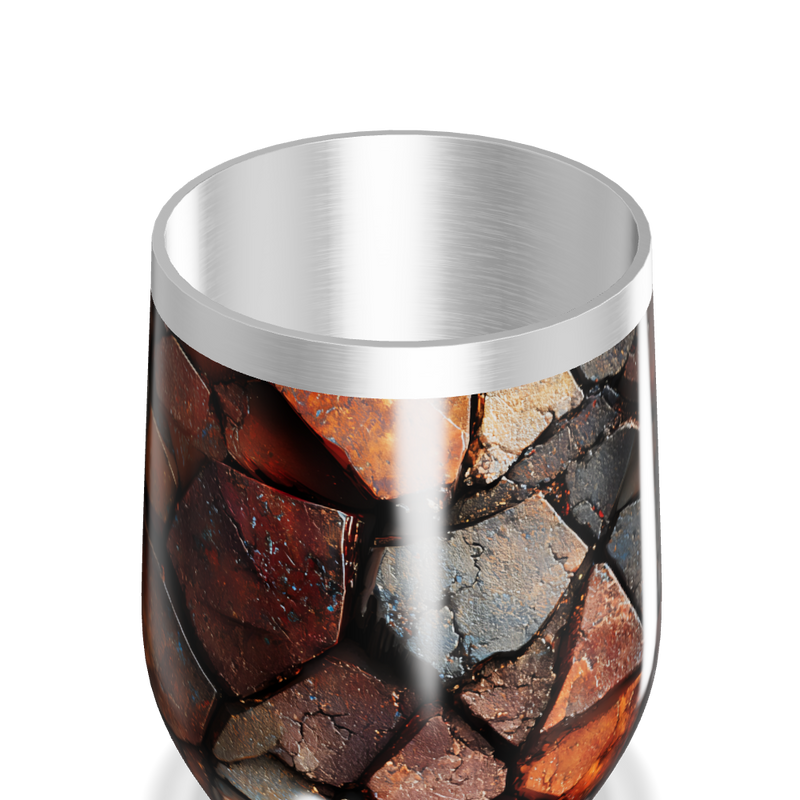 Copo Térmico Slim - Estampa Pedras Naturais