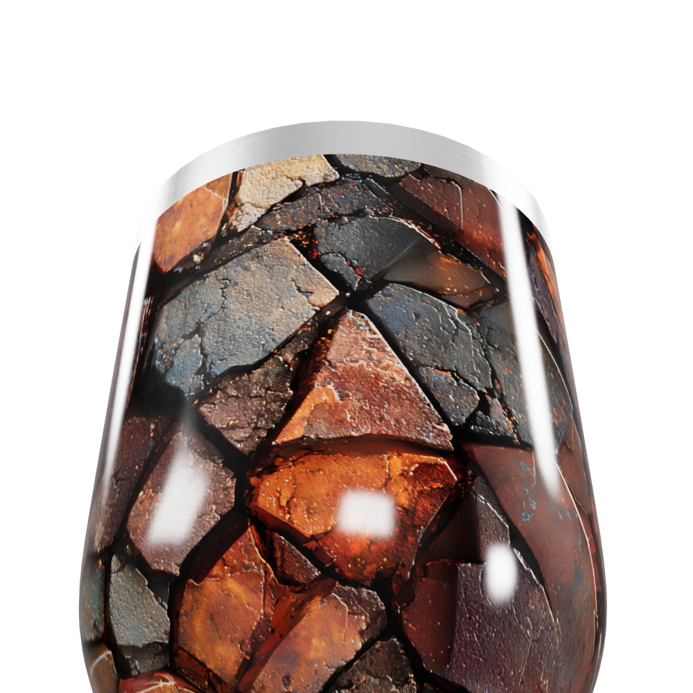 Copo Térmico Slim - Estampa Pedras Naturais