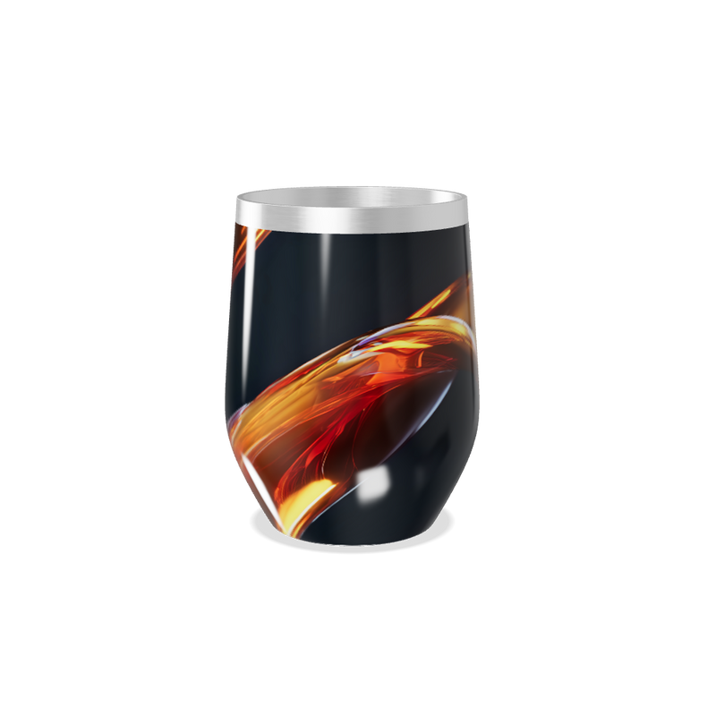 Copo Térmico Slim - Abstrato Preto Inox