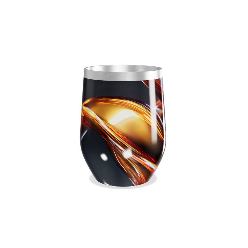 Copo Térmico Slim - Abstrato Preto Inox