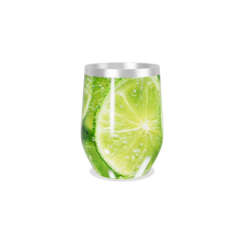 Copo Térmico Slim - Estampa de Limão Verde