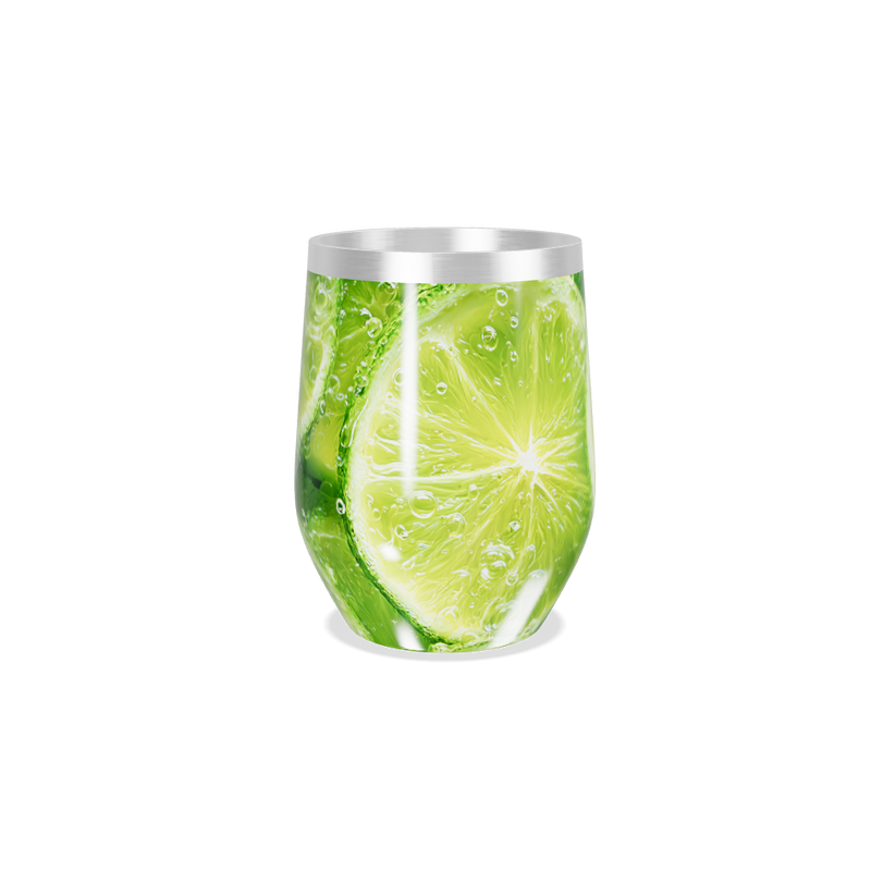 Copo Térmico Slim - Estampa de Limão Verde
