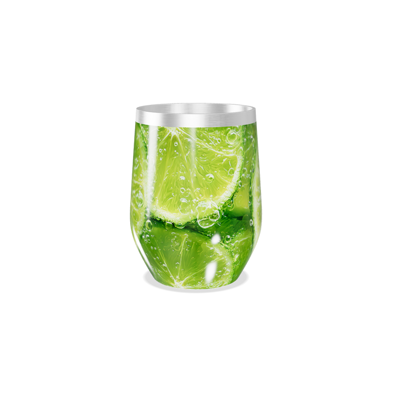 Copo Térmico Slim - Estampa de Limão Verde