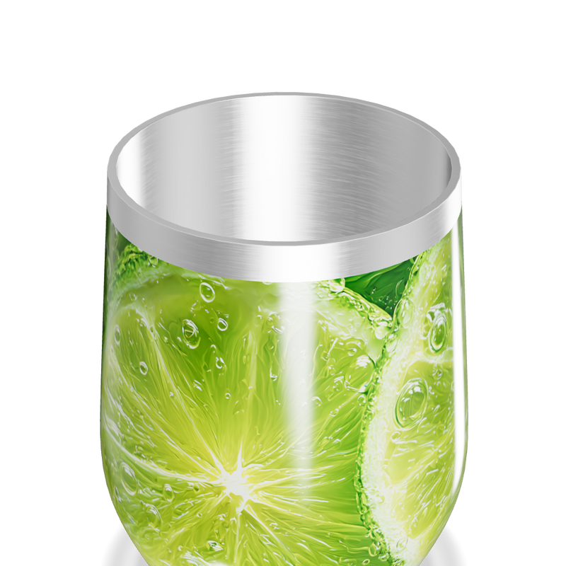 Copo Térmico Slim - Estampa de Limão Verde