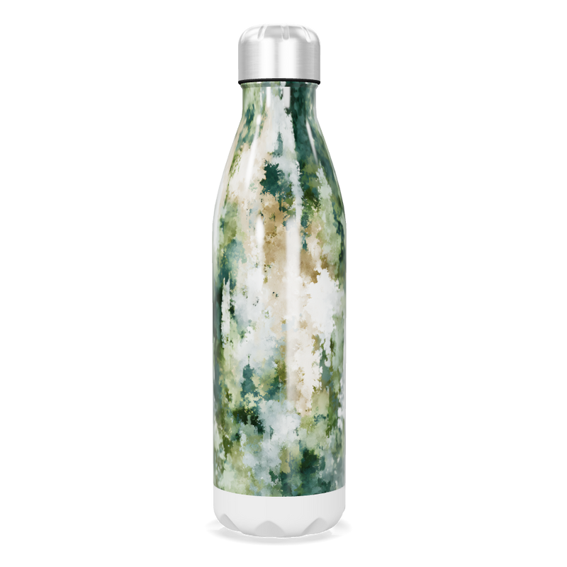 Garrafa Inox - Estampa Floresta Verde