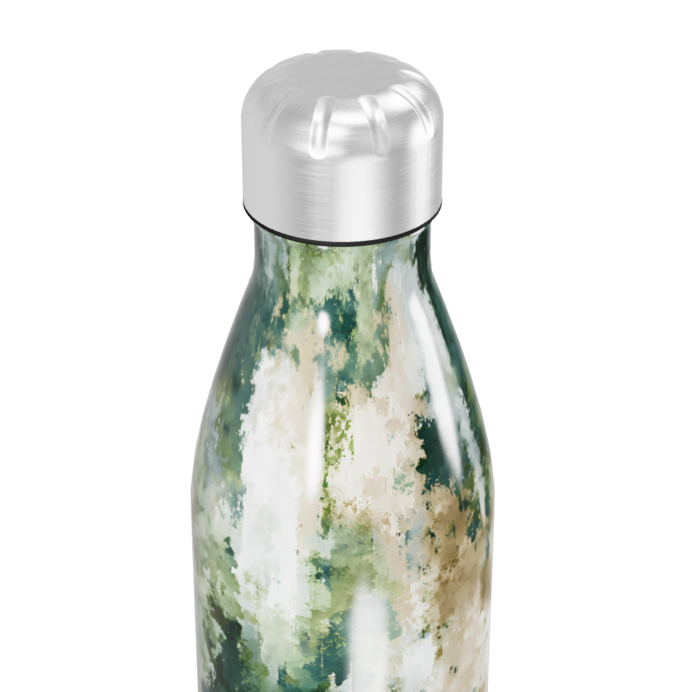 Garrafa Inox - Estampa Floresta Verde