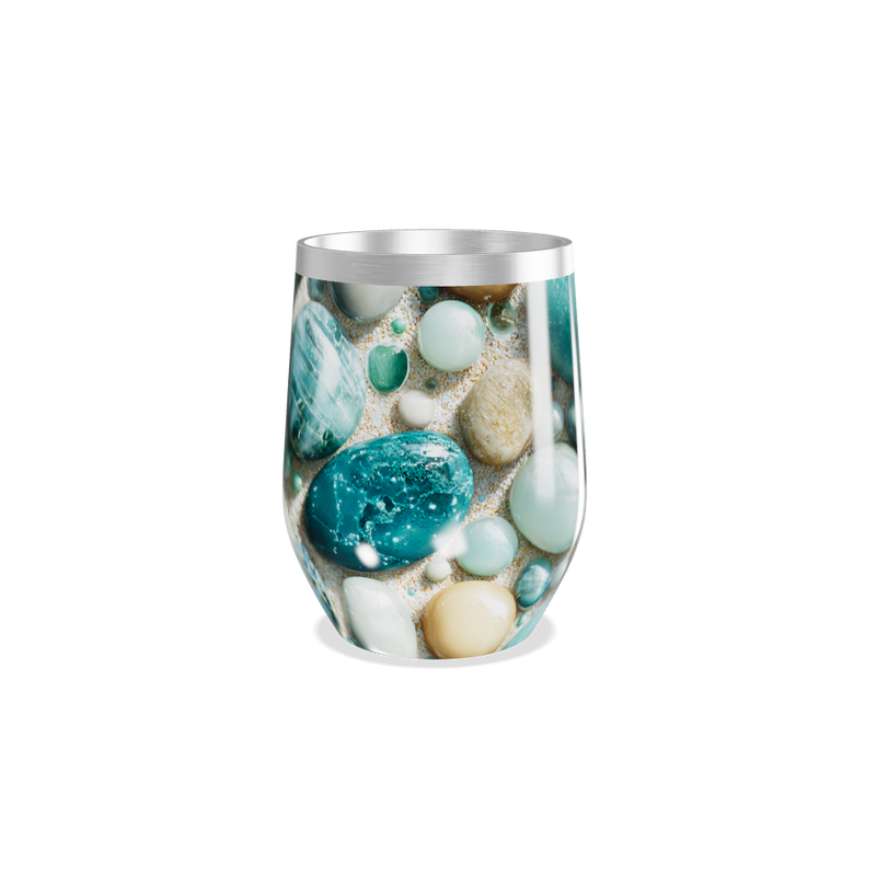 Copo Térmico Slim - Pedras Coloridas