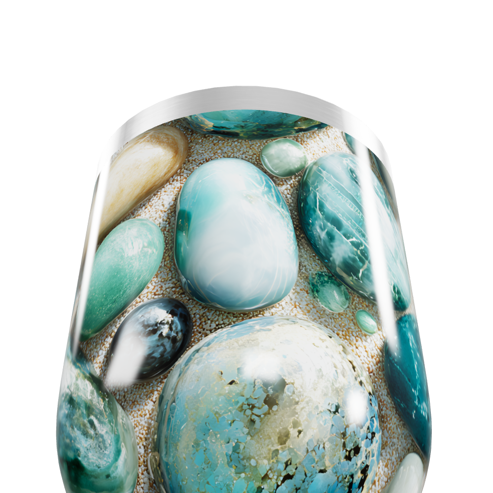 Copo Térmico Slim - Pedras Coloridas