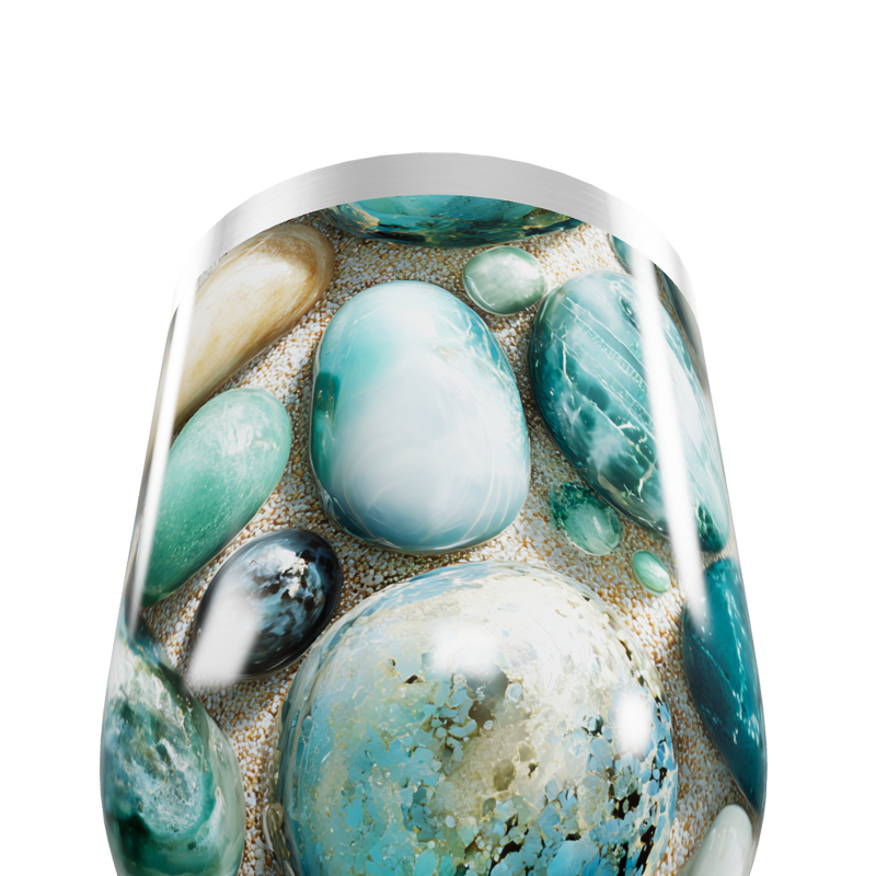 Copo Térmico Slim - Pedras Coloridas