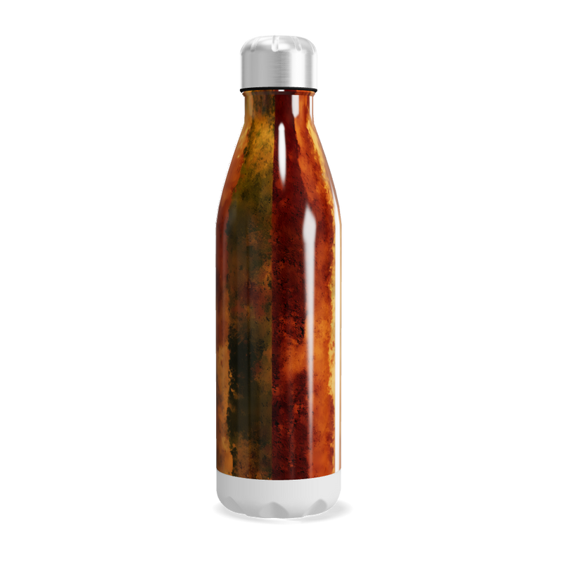 Garrafa Inox - Estampa Marmorizada Colorida