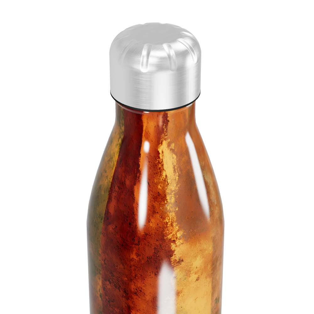 Garrafa Inox - Estampa Marmorizada Colorida