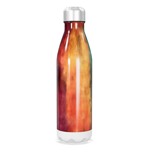 Garrafa Inox - Estampa Abstrata Colorida
