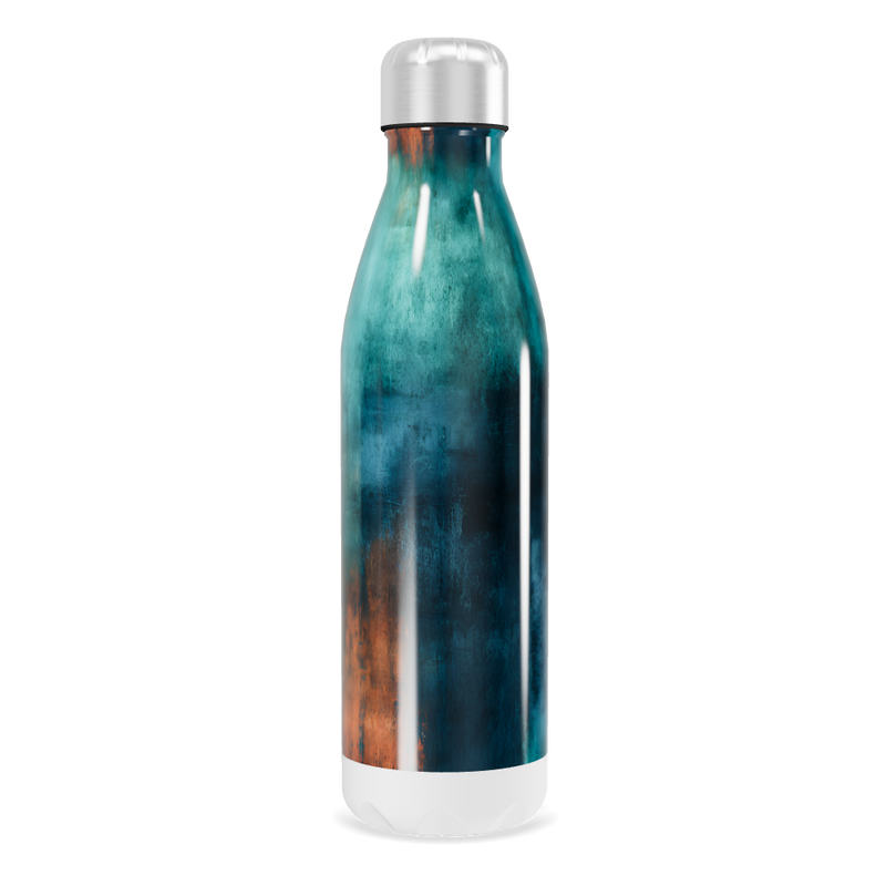 Garrafa Inox - Estampa Abstrata Colorida