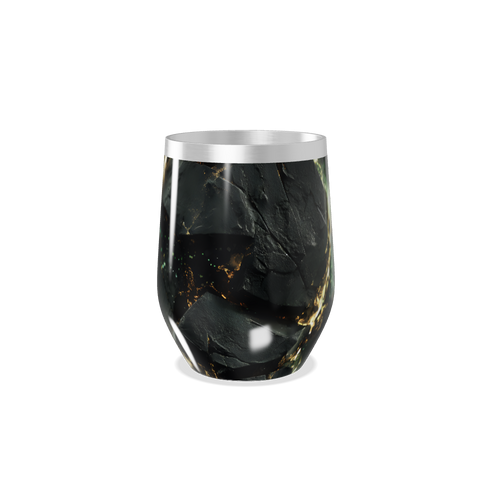 Copo Térmico Slim - Preto Mármore Inox