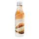 Garrafa Inox - Estampa Abstrata Laranja