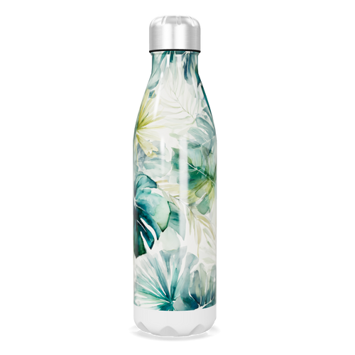 Garrafa Inox Folhagem Verde 500ml